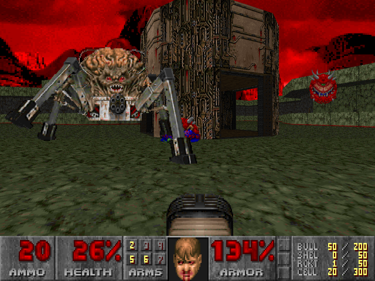 Демонический паук в Doom