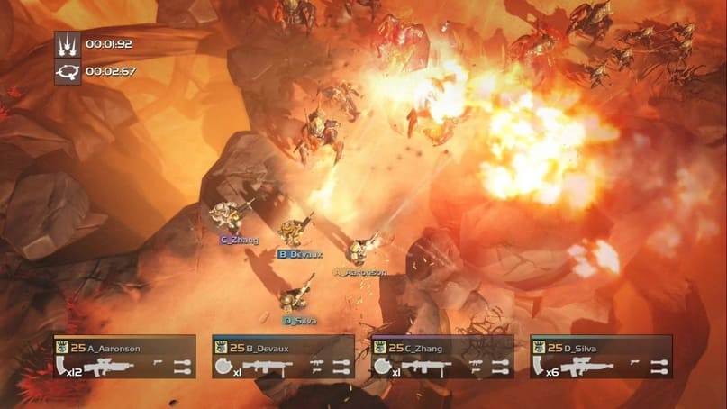 Helldivers собирают топливо посредством уничтожения жуков