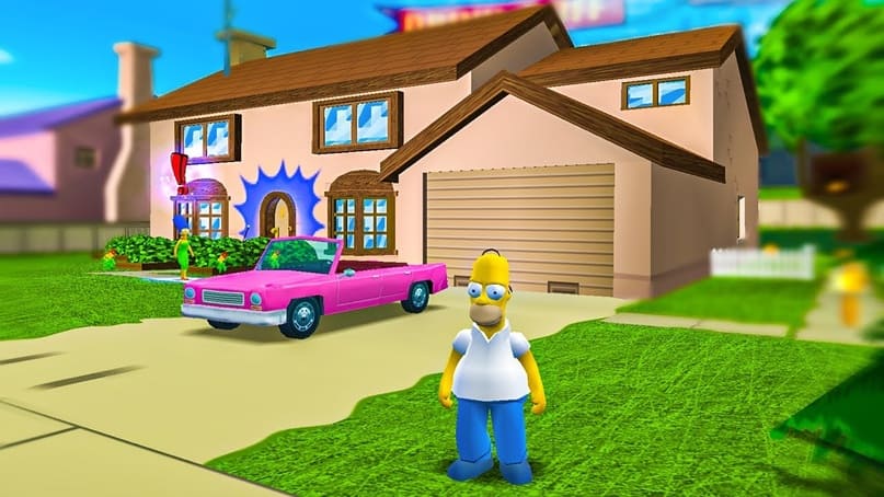 Дом, знакомый многим в The Simpsons: Hit & Run