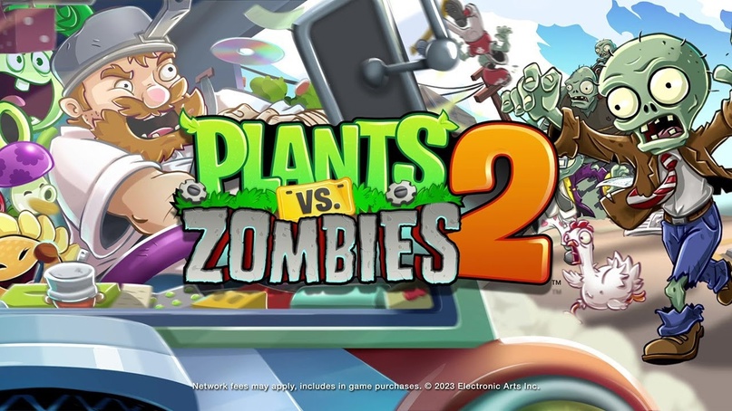 Постер Plants vs Zombies 2