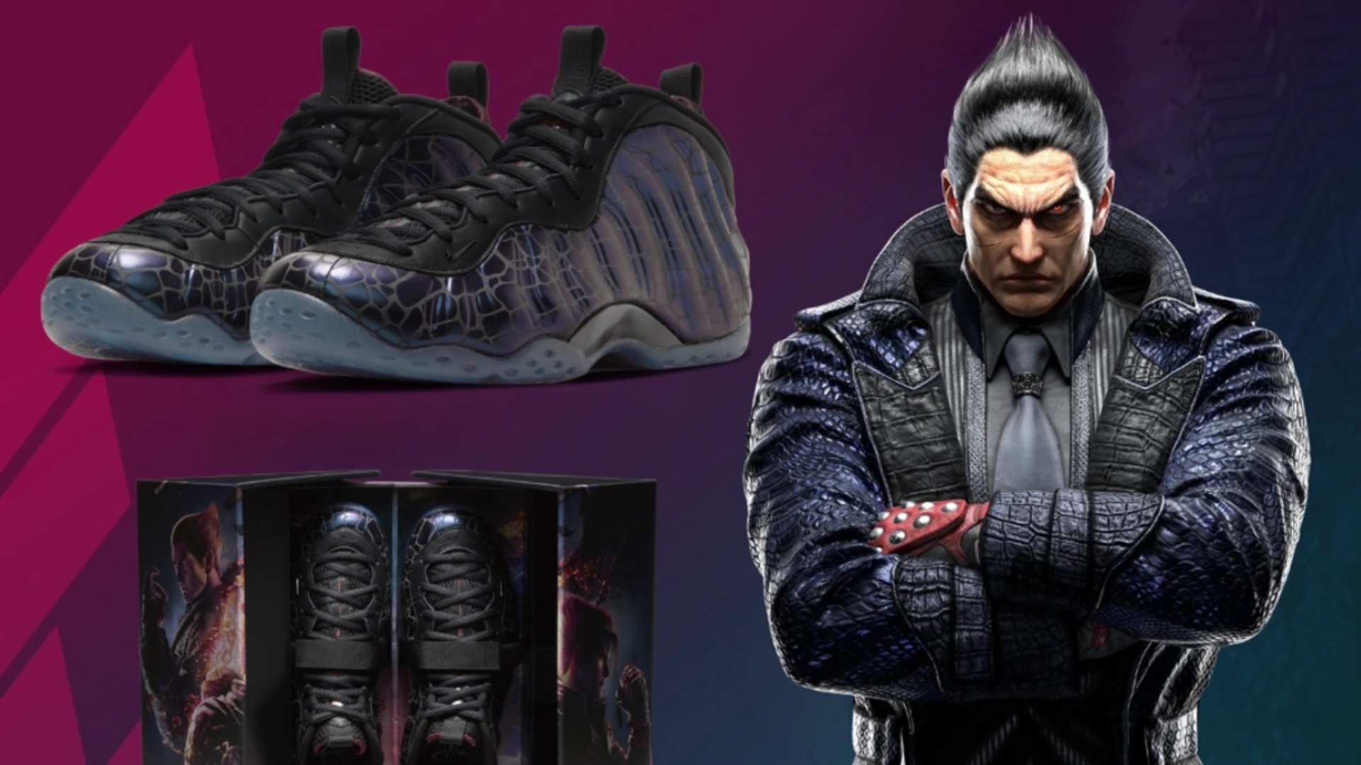 Nike и Bandai Namco сделали лимитированную серию кроссовок с дизайном персонажей Tekken 8