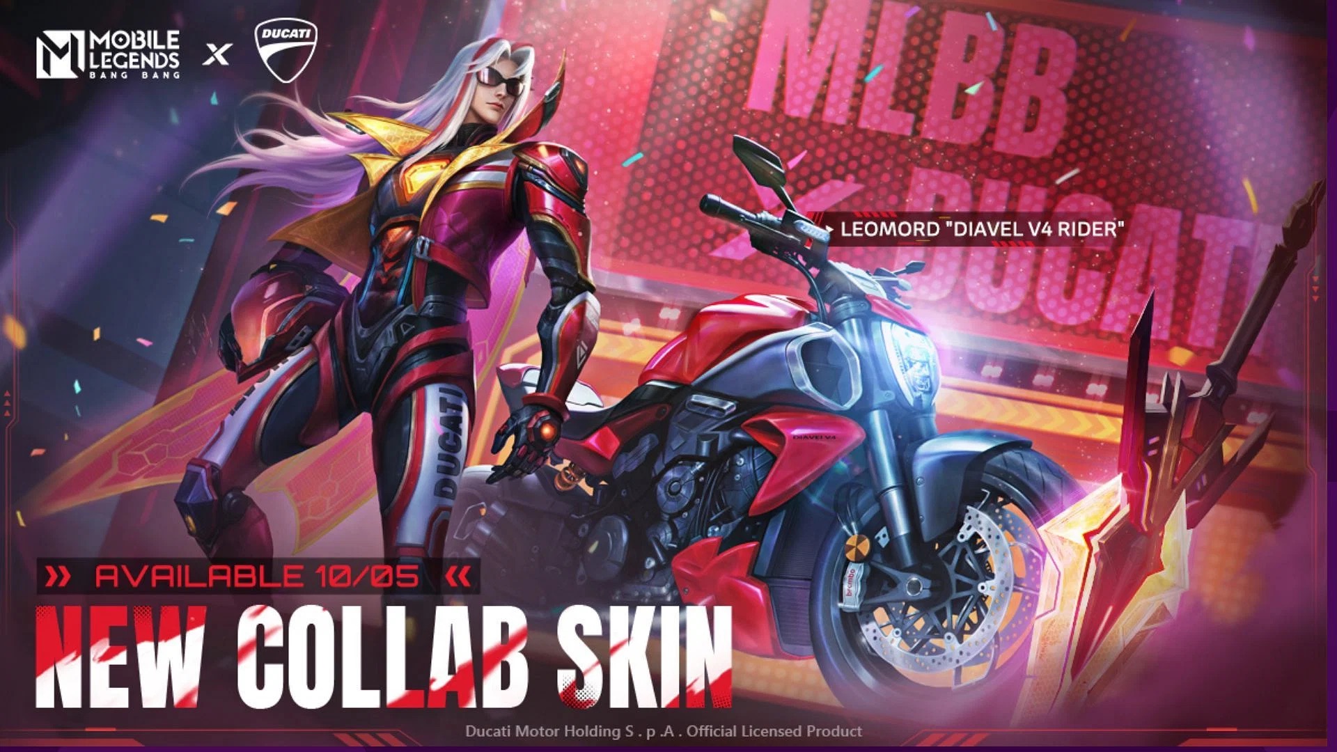 В Mobile Legends: Bang Bang стартовала коллаборация с Ducati