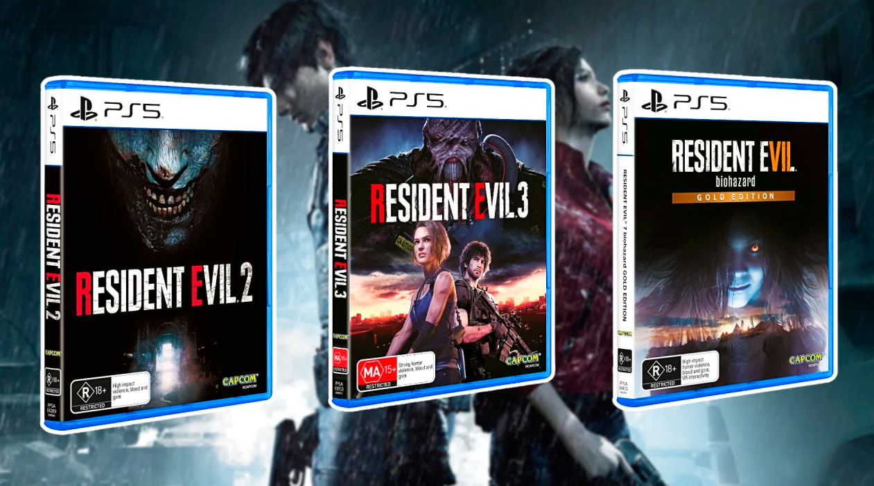 Resident Evil 2, 3 и 7 выйдут на физических носителях для PS5